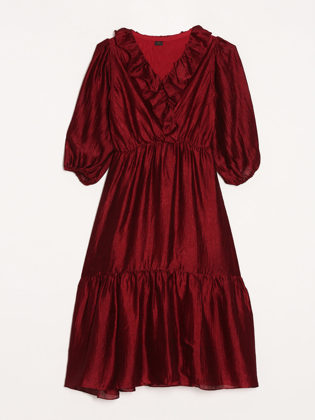 Maroon Angarakha Dress