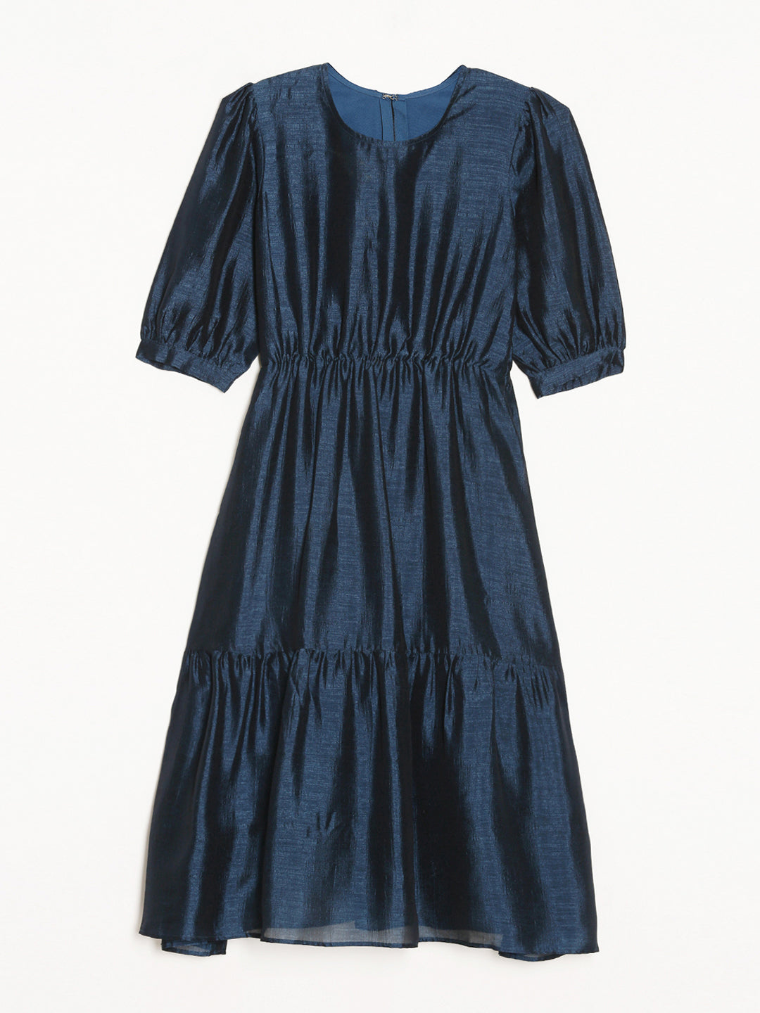 Navy Blue Midi Dress