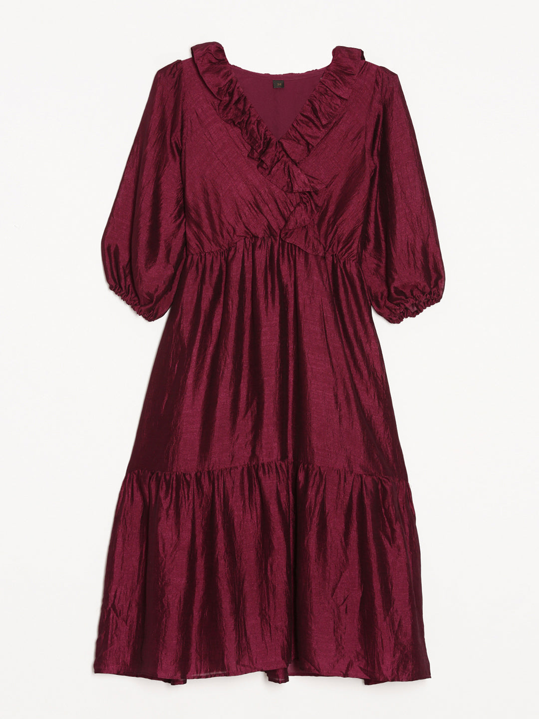 Burgandy Angarakha Dress