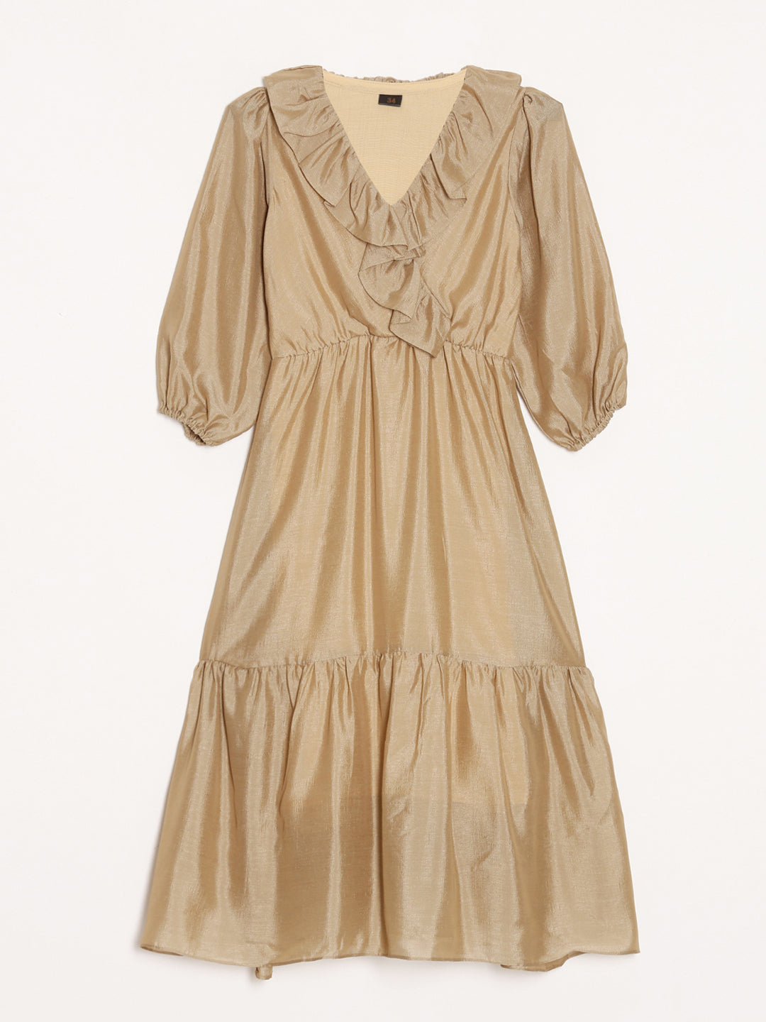 Nude Brown Angarakha Dress