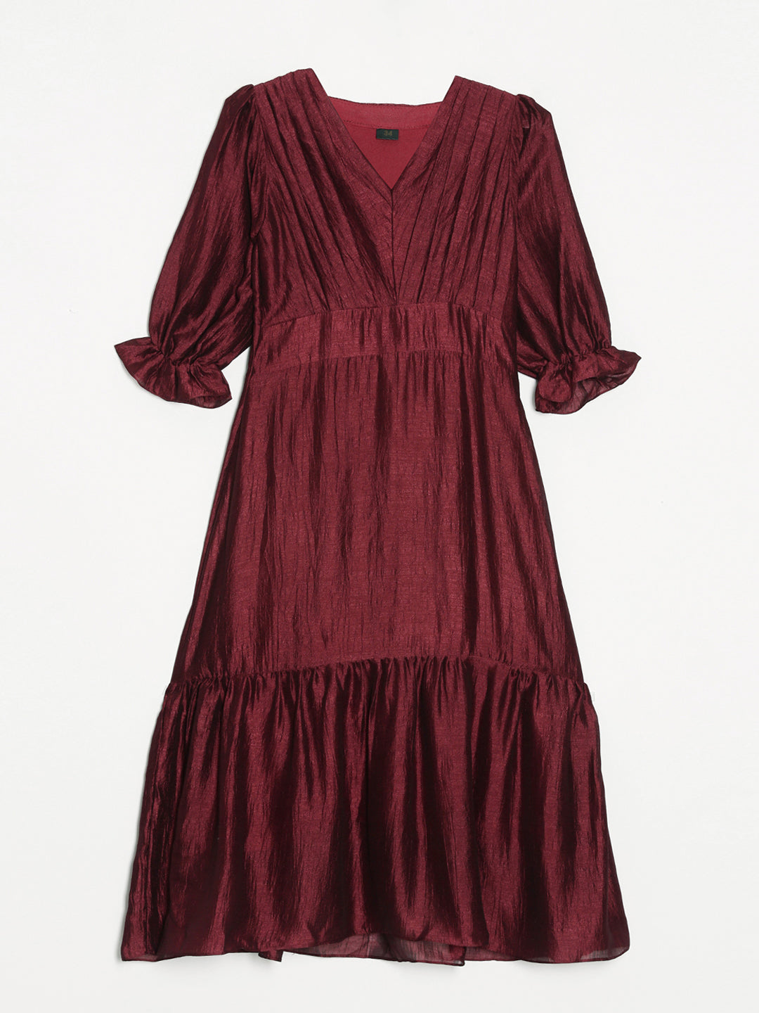 Burgandy Queen Dress