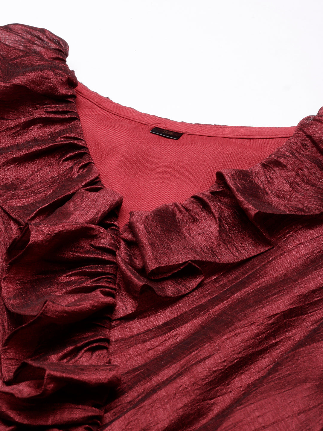 Maroon Angarakha Dress