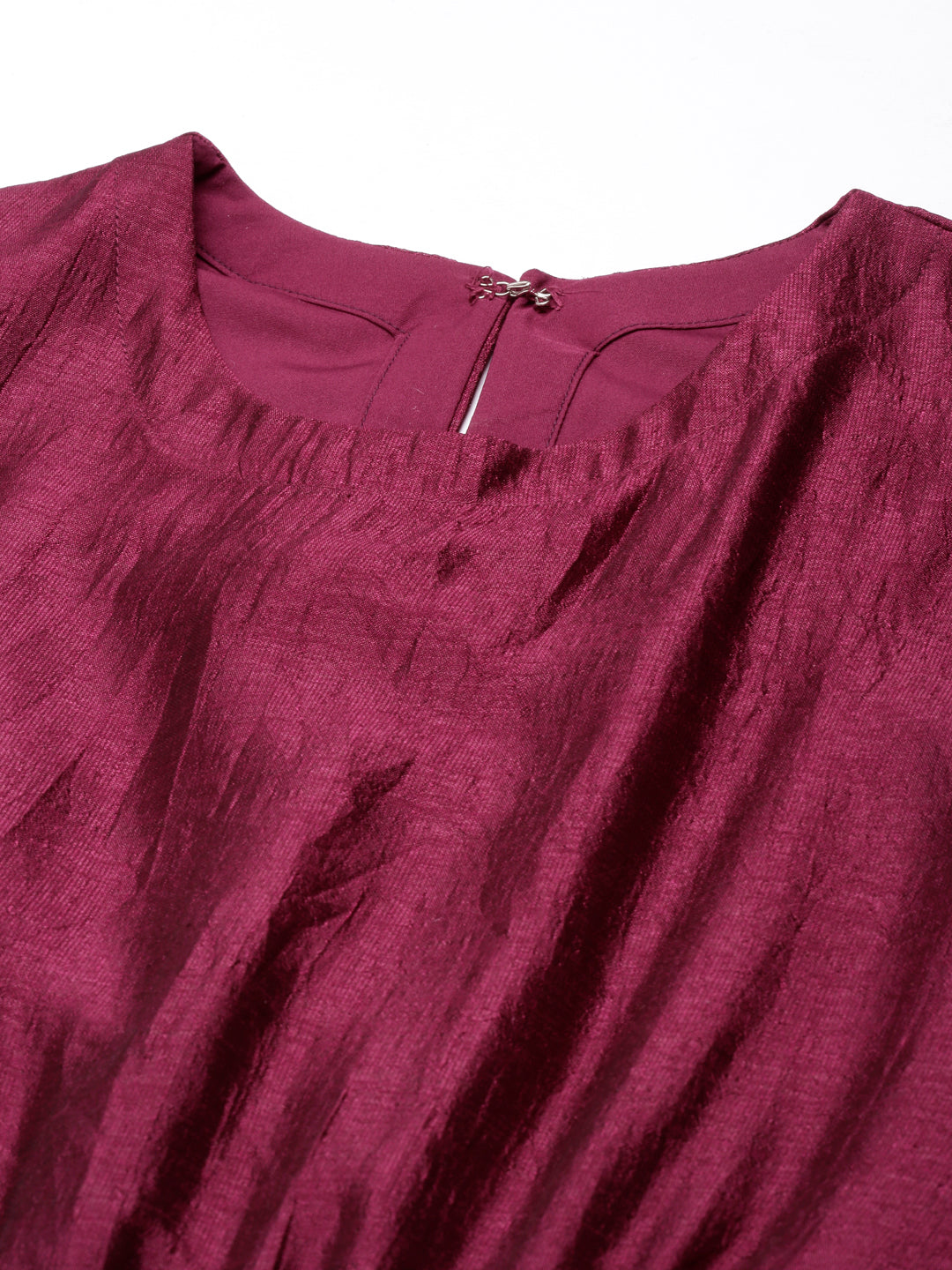 Burgandy Midi Dress