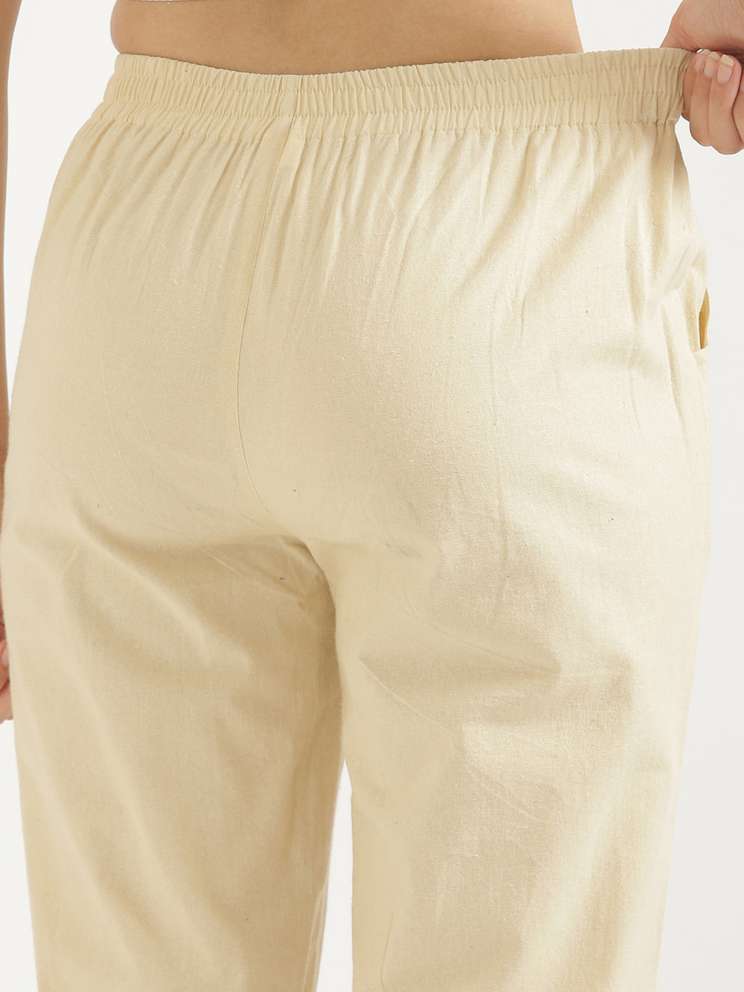 Beige Everyday Pants