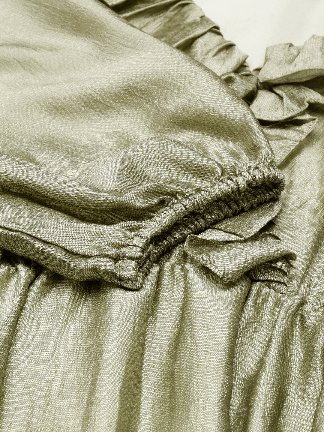 Olive Angarakha Dress