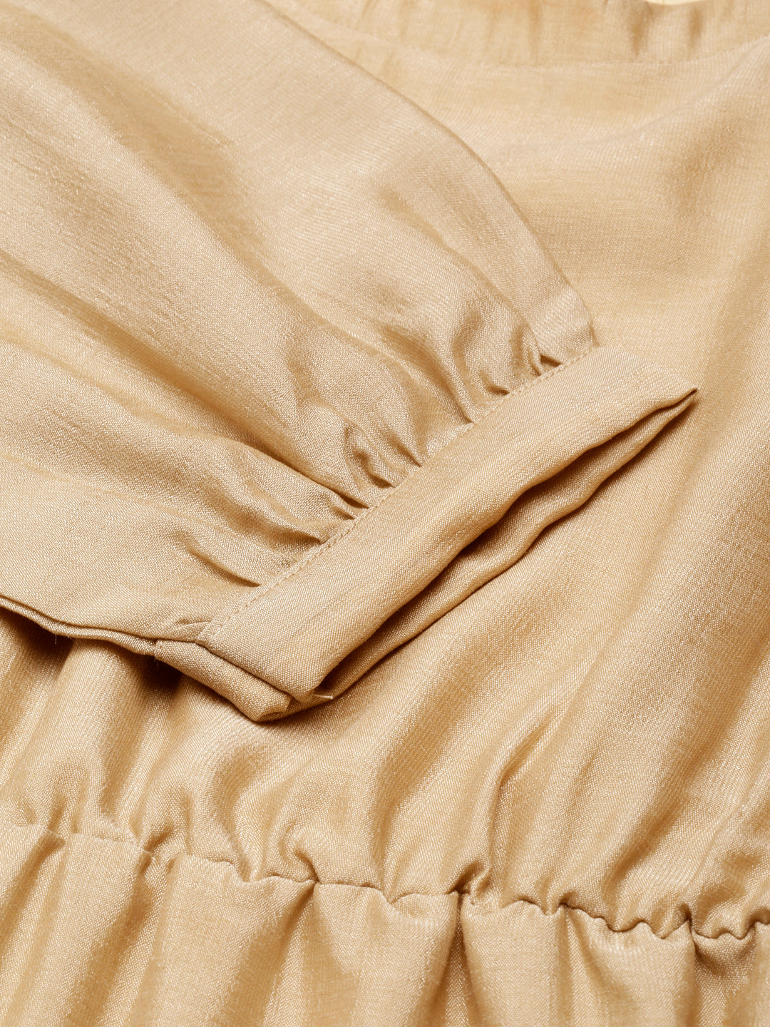 Nude Brown Midi Dress