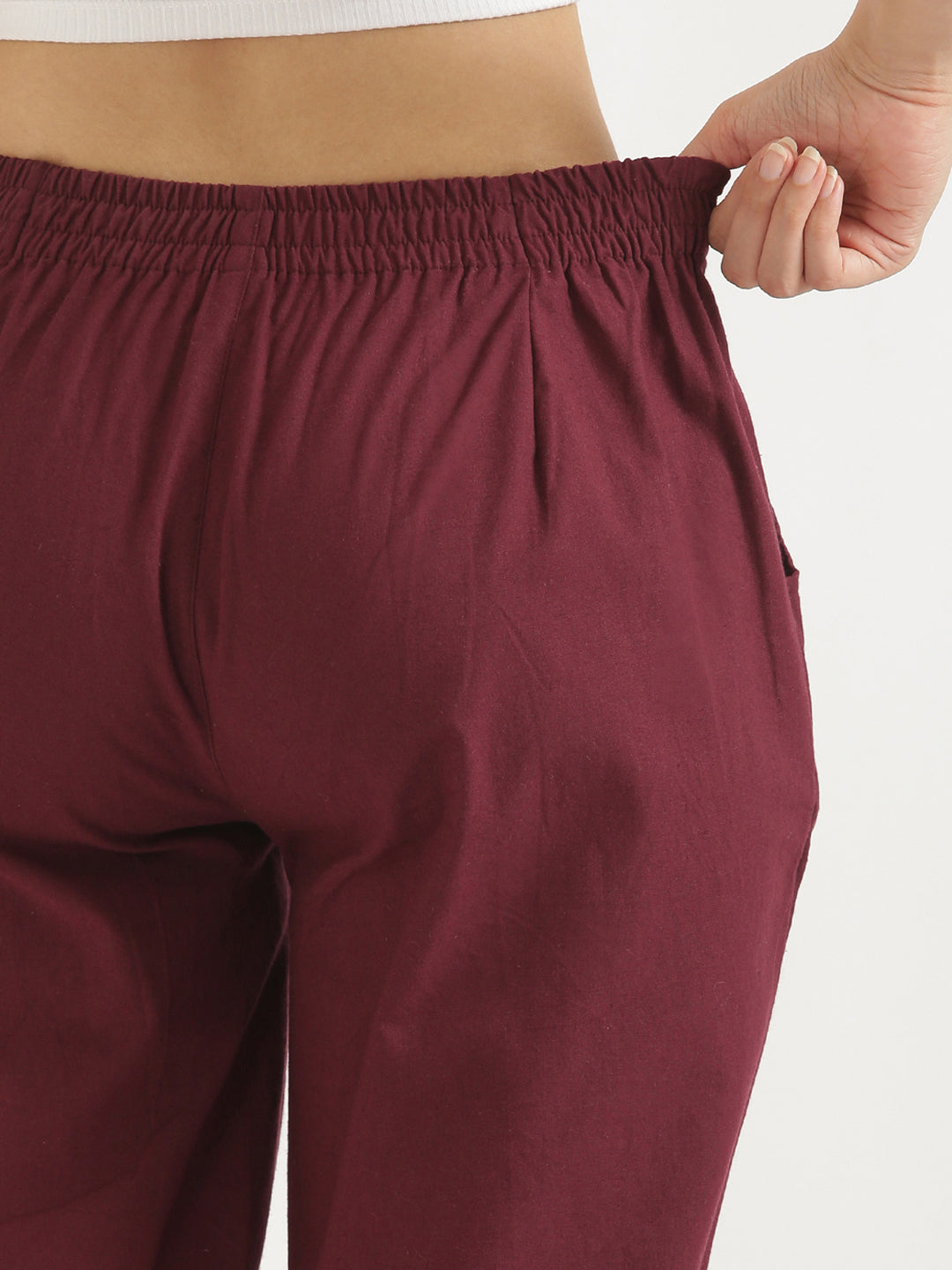 Maroon Everyday Pants