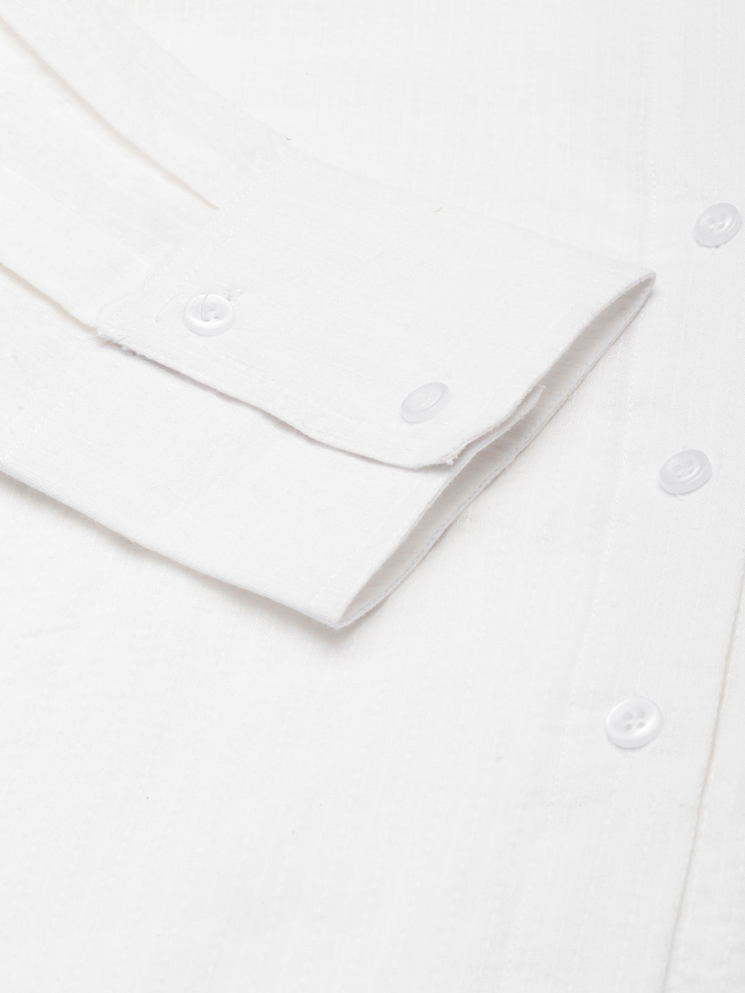 Oversized Cotton Shirts - White