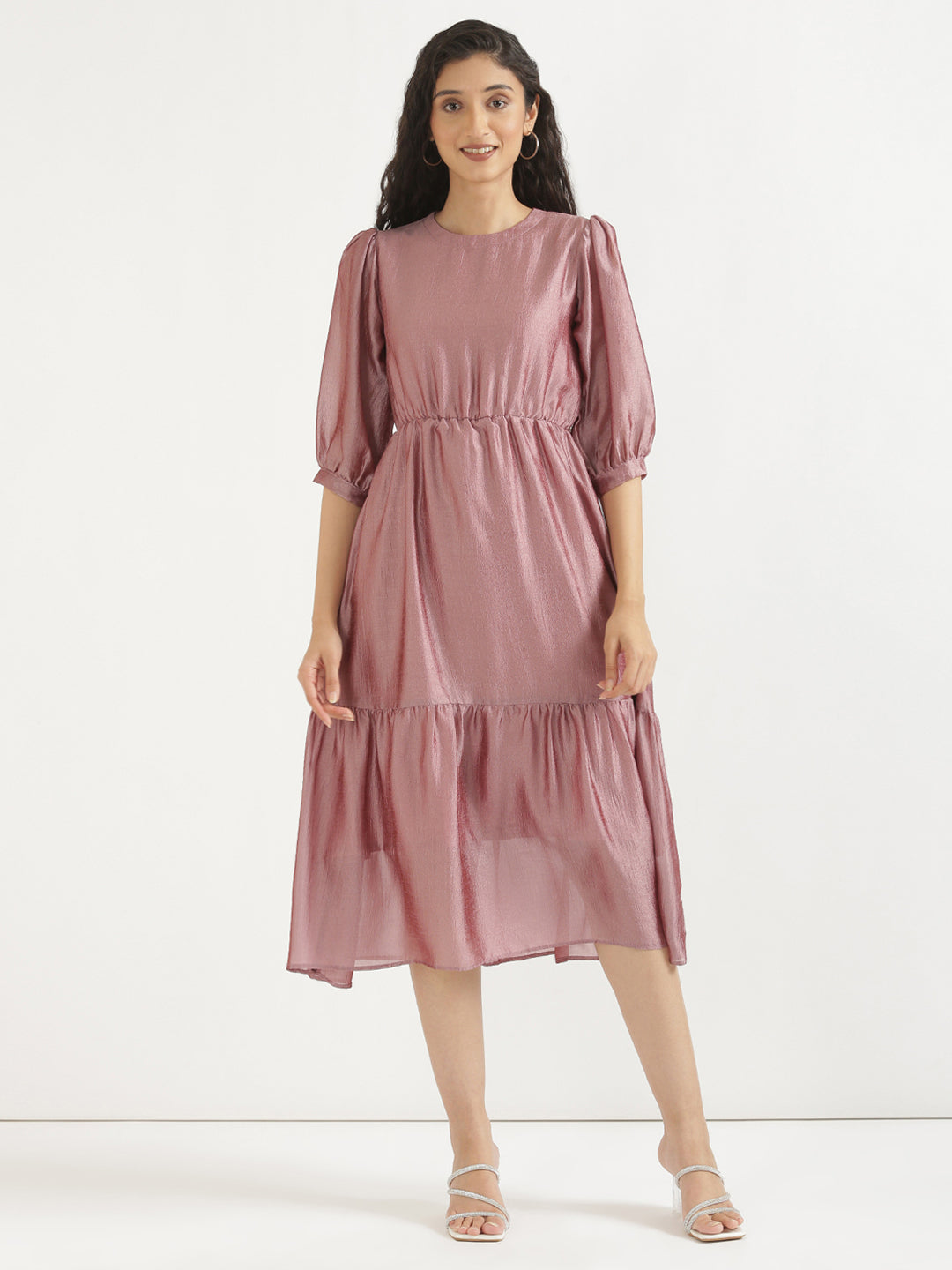 Mauve Midi Dress