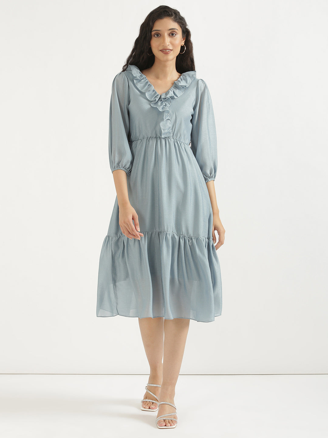 Powder Blue Angarakha Dress