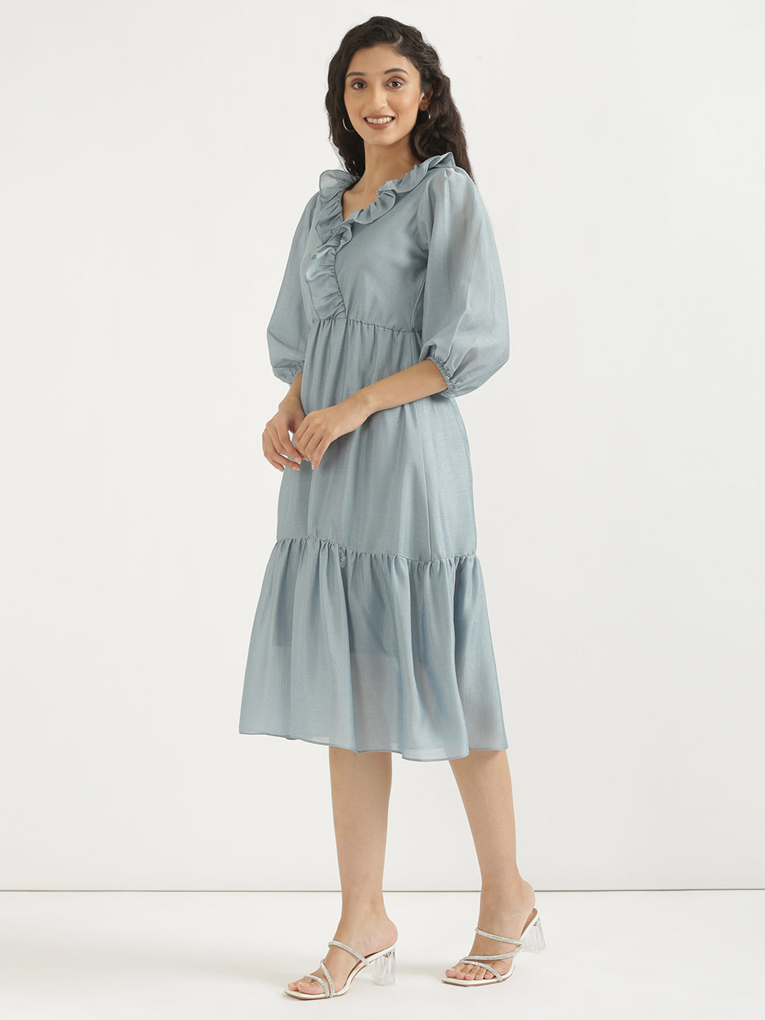 Powder Blue Angarakha Dress