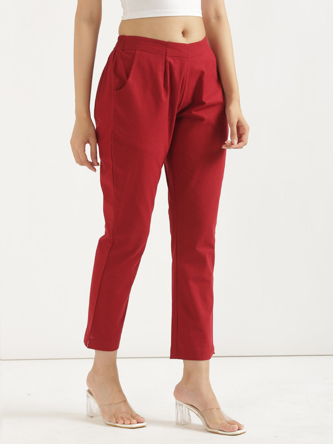 Red Everyday Pants