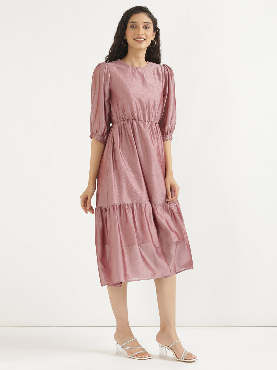 Mauve Midi Dress