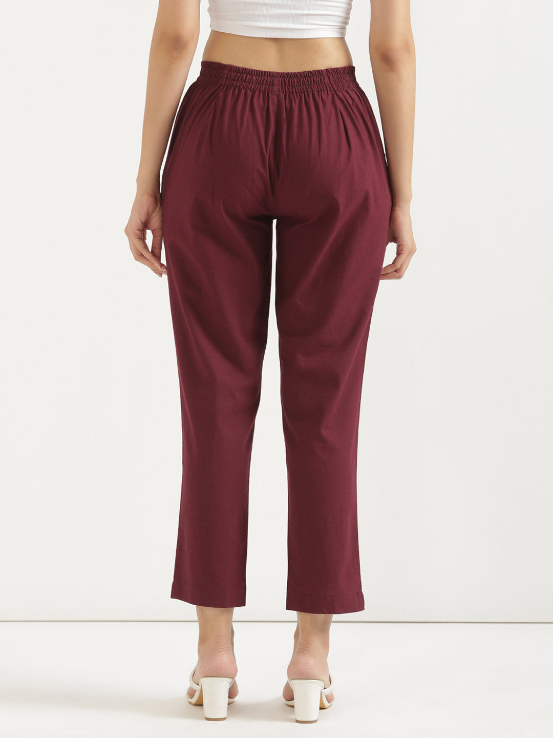 Maroon Everyday Pants