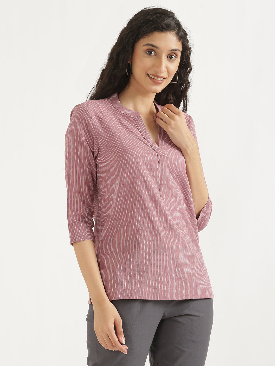 Mauve Everyday Top