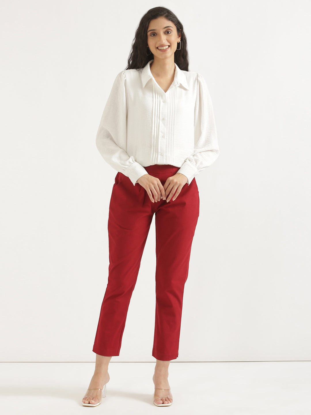 Red Everyday Pants