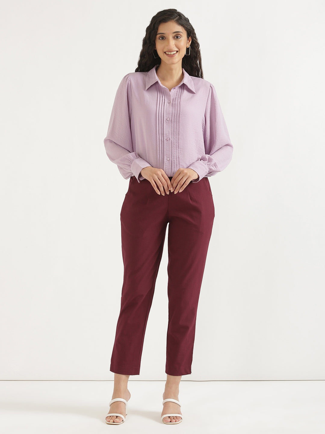 Maroon Everyday Pants