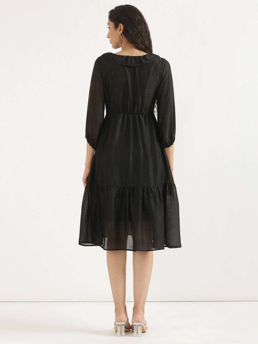 Black Angarakha Dress