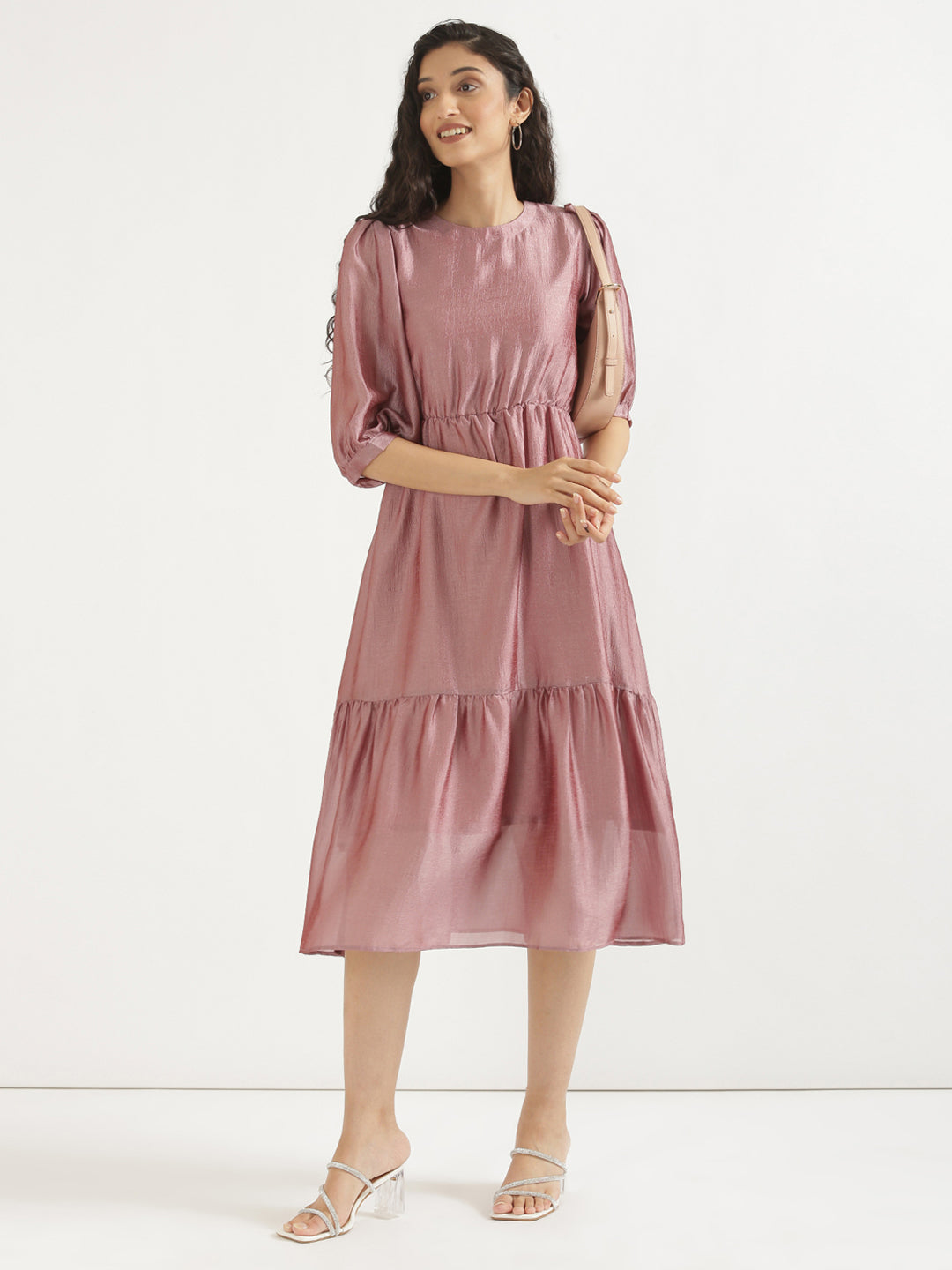 Mauve Midi Dress