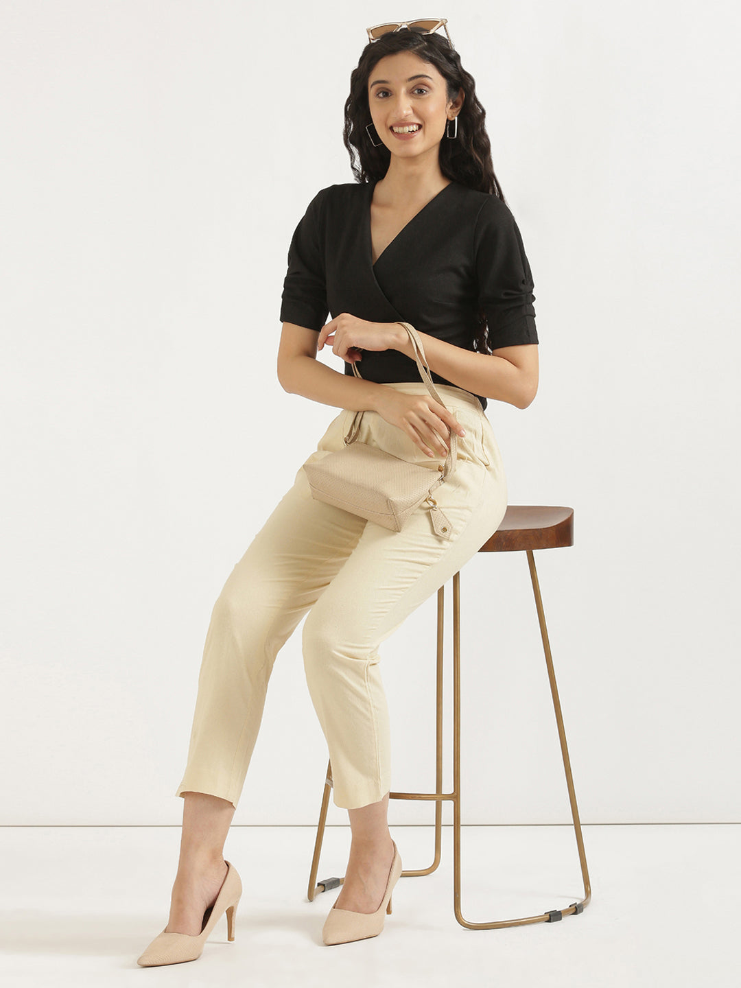 Beige Everyday Pants