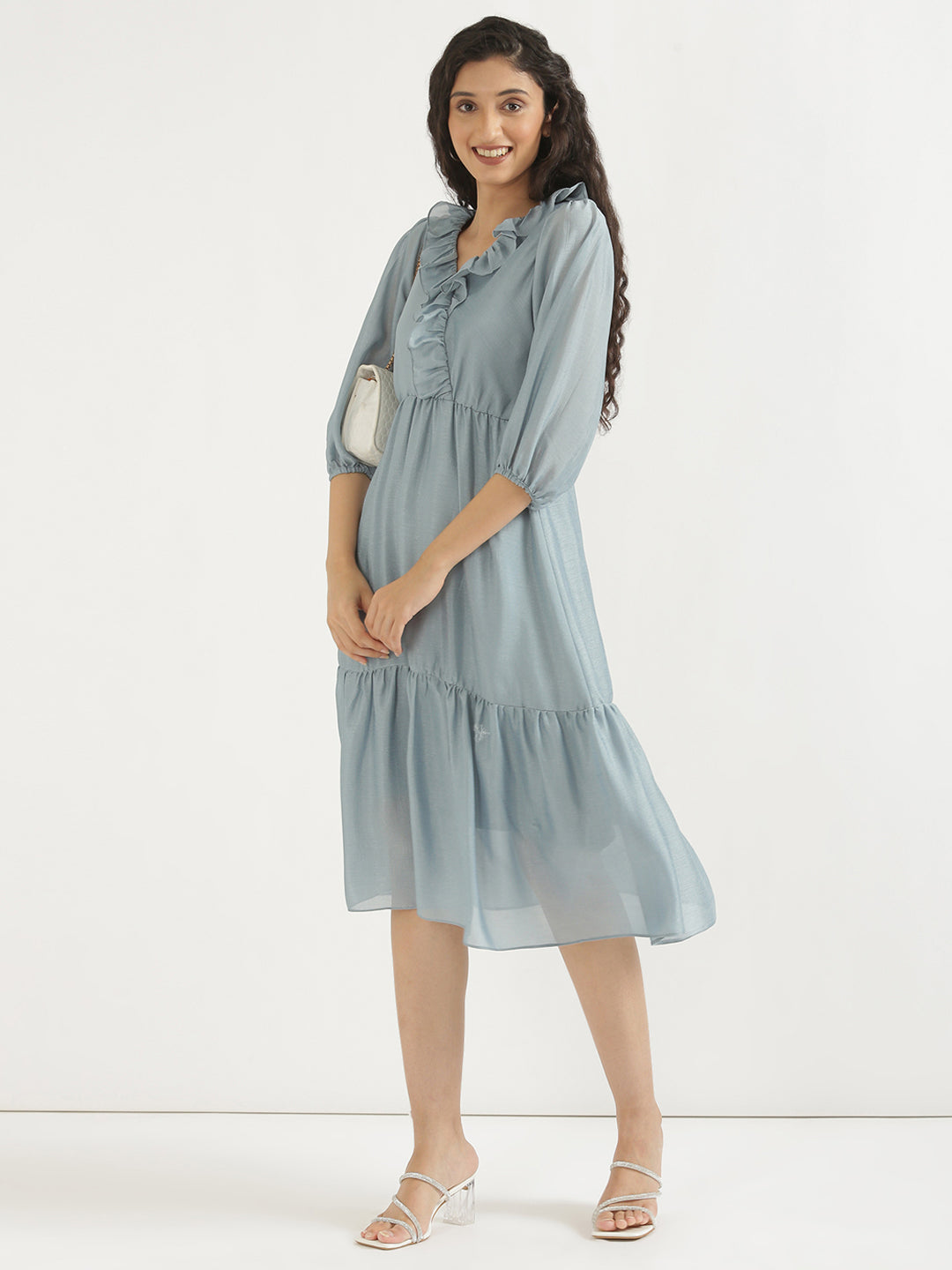 Powder Blue Angarakha Dress