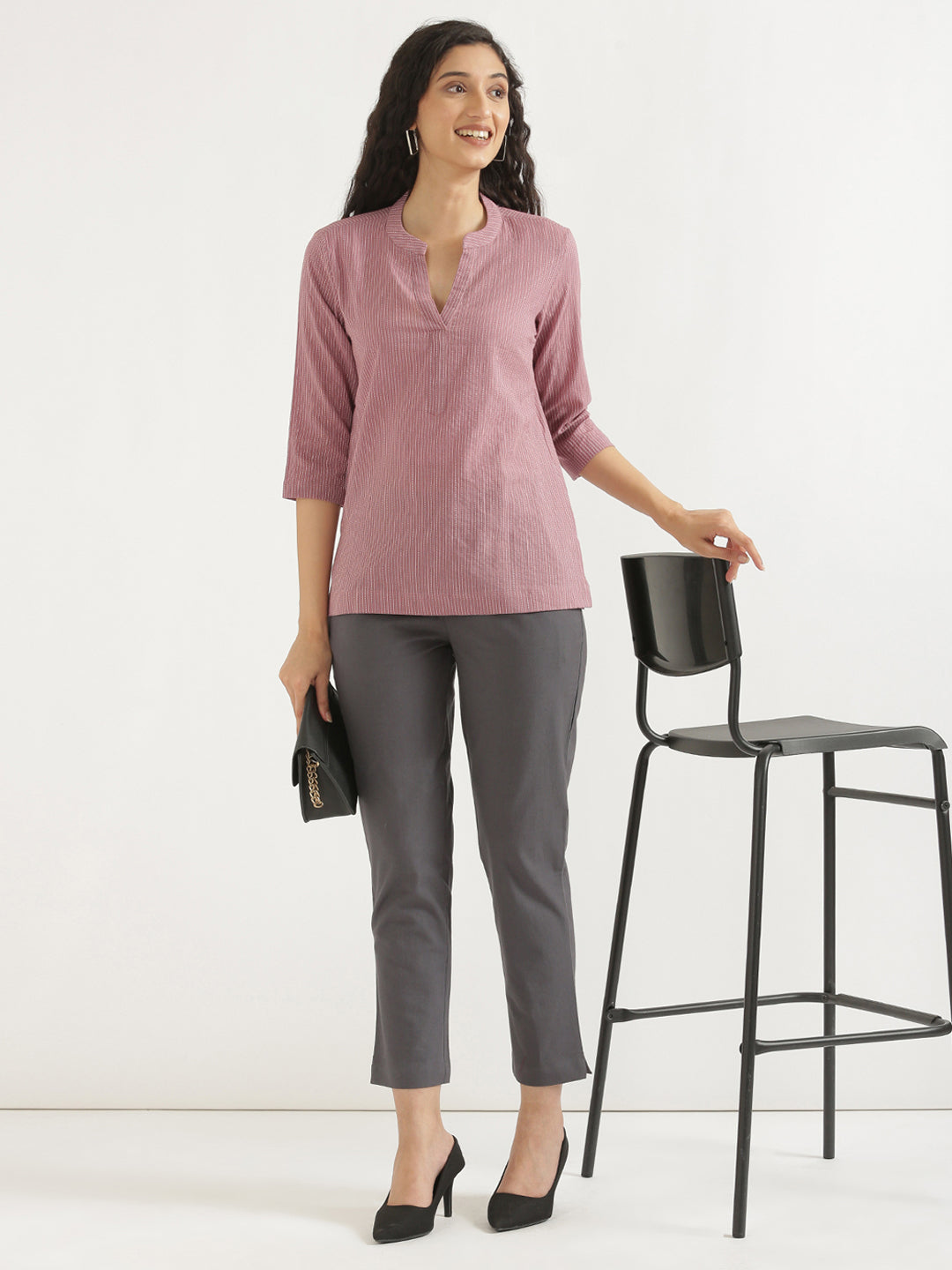 Mauve Everyday Top