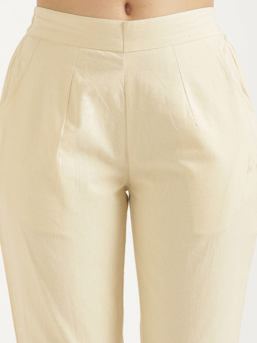 Beige Everyday Pants