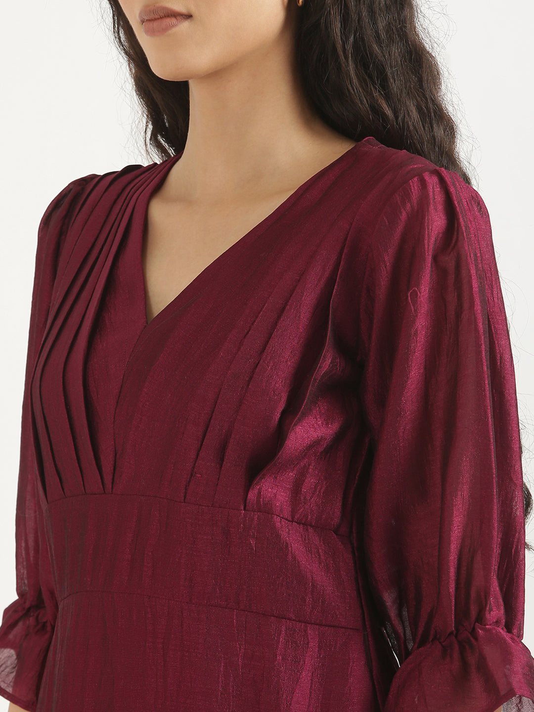 Burgandy Queen Dress