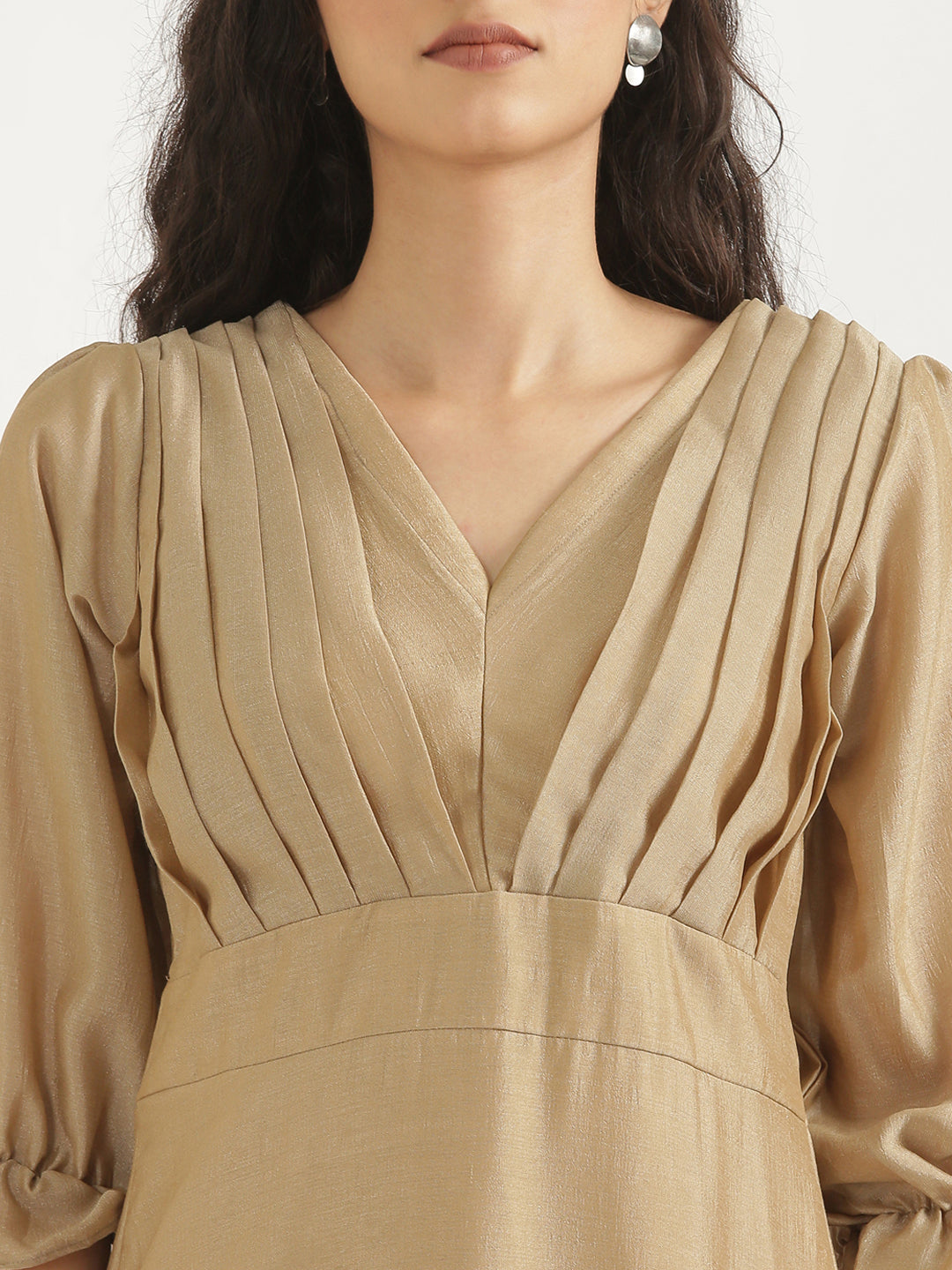 Nude Brown Queen Dress