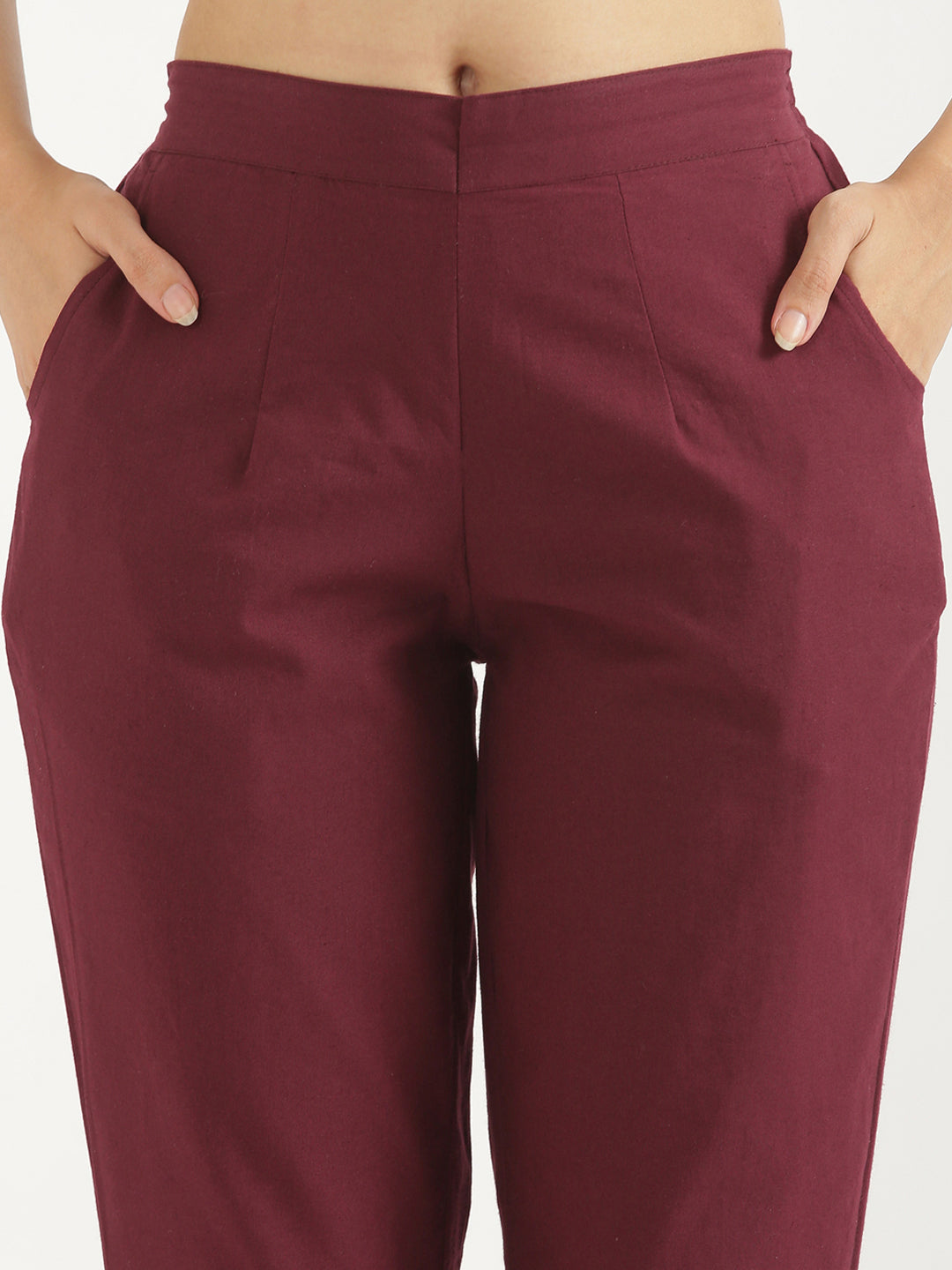 Maroon Everyday Pants
