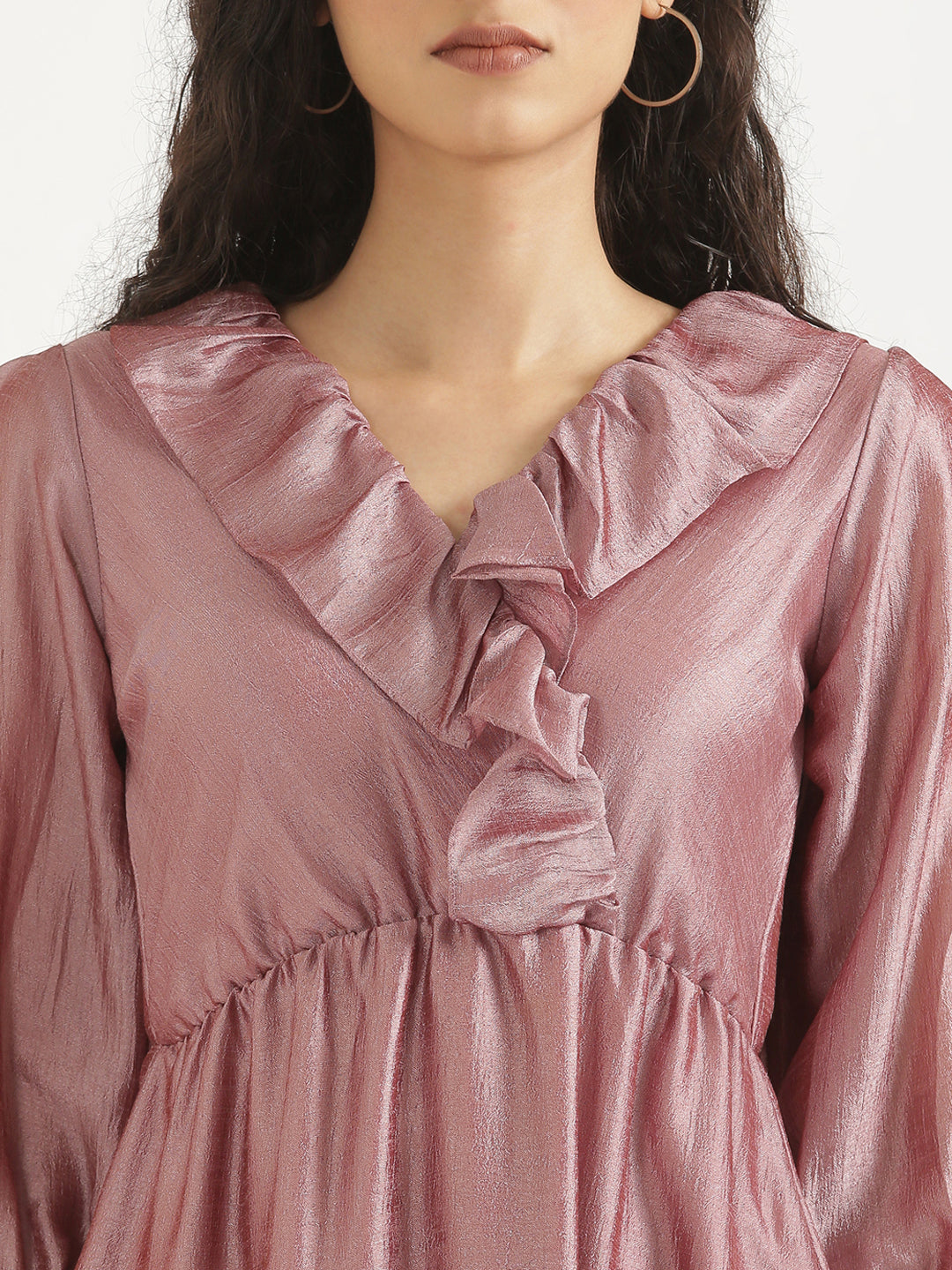 Mauve Angarakha Dress