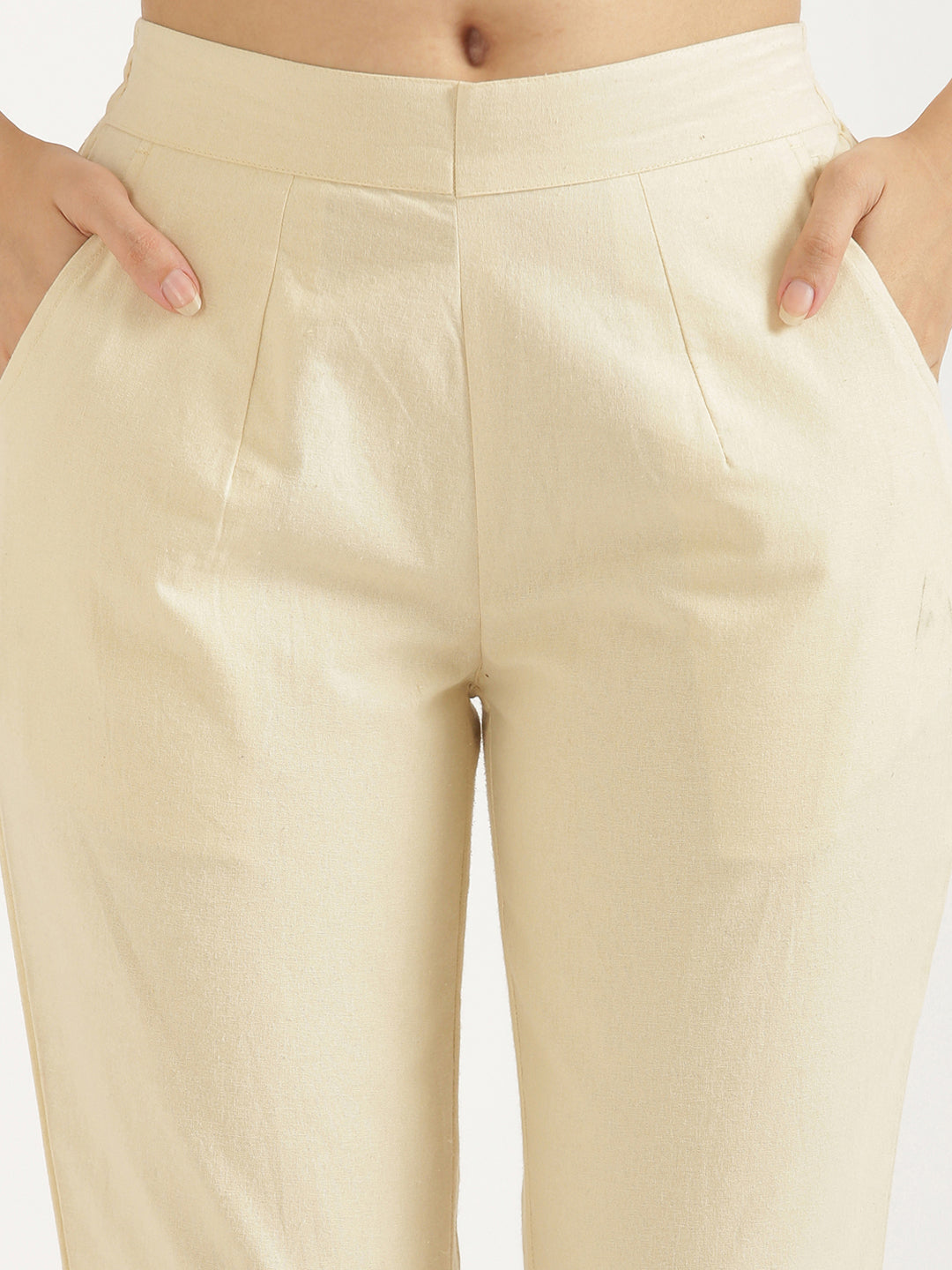 Beige Everyday Pants