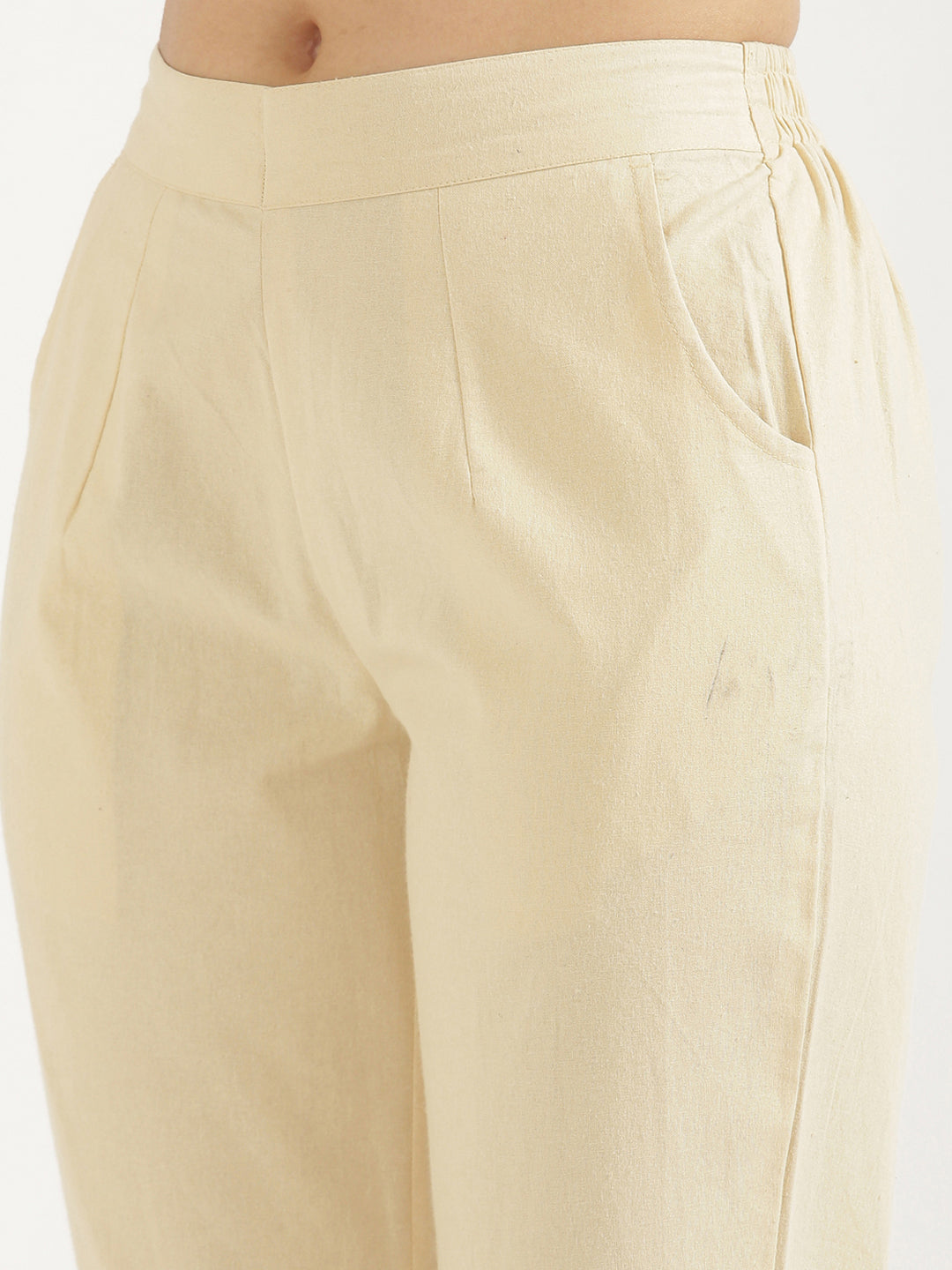 Beige Everyday Pants