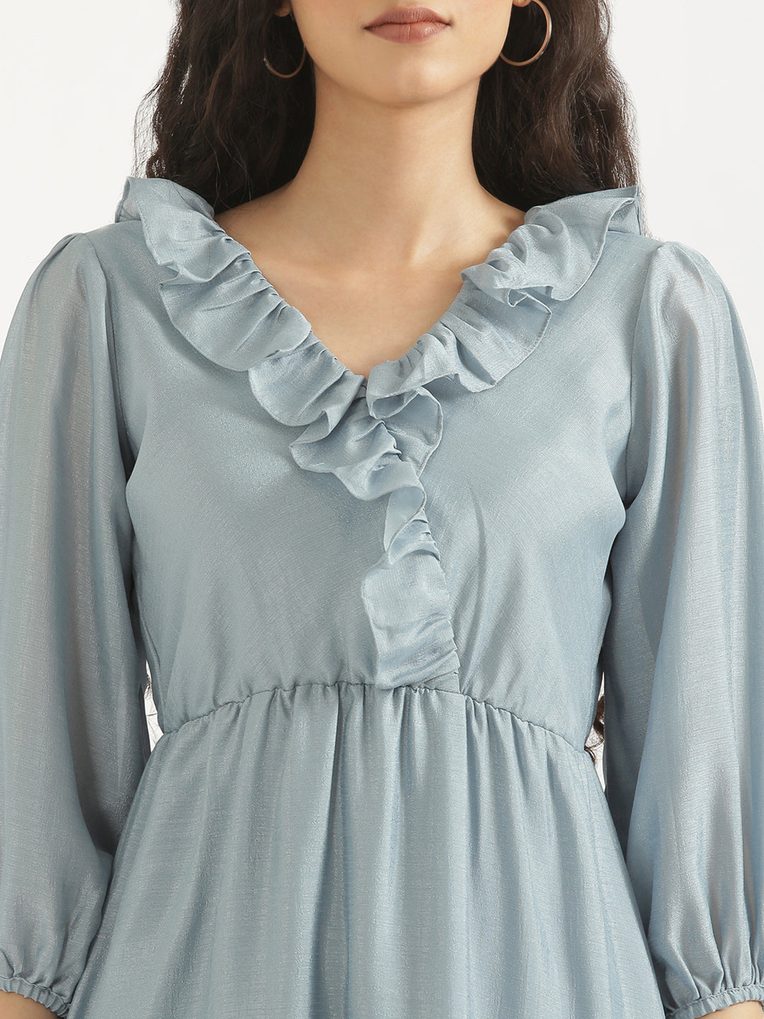 Powder Blue Angarakha Dress
