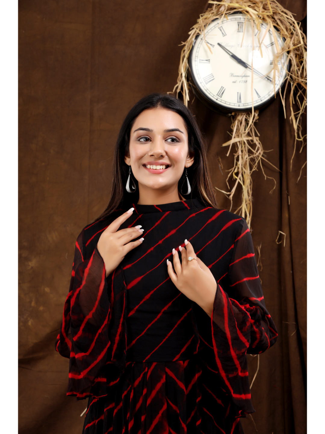 Chiffon Lehria Dress