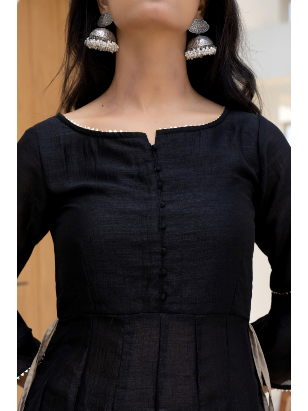 Beige & Black Designer Set