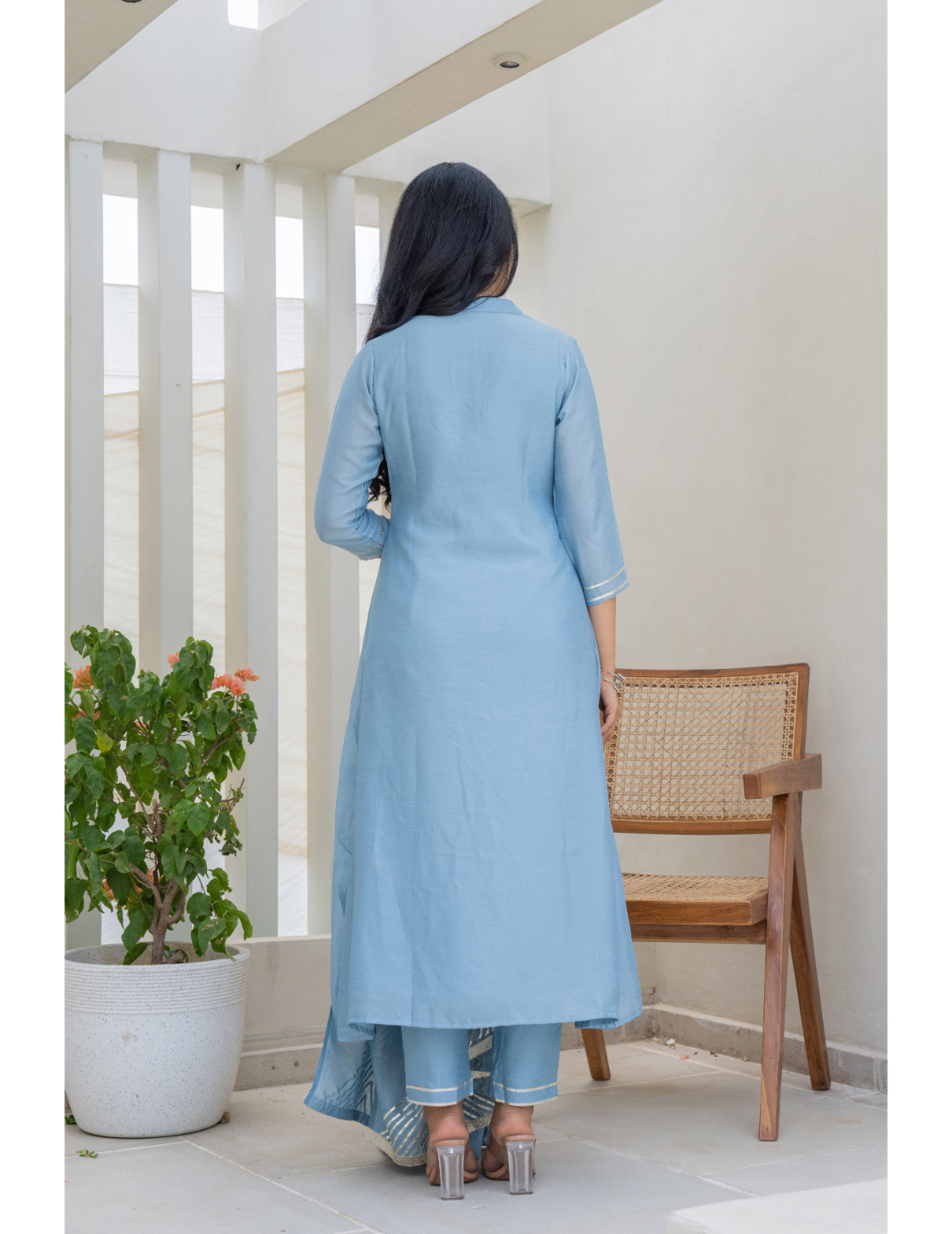 Powder Blue Suit Set