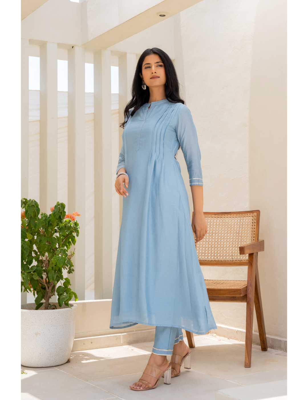 Powder Blue Suit Set