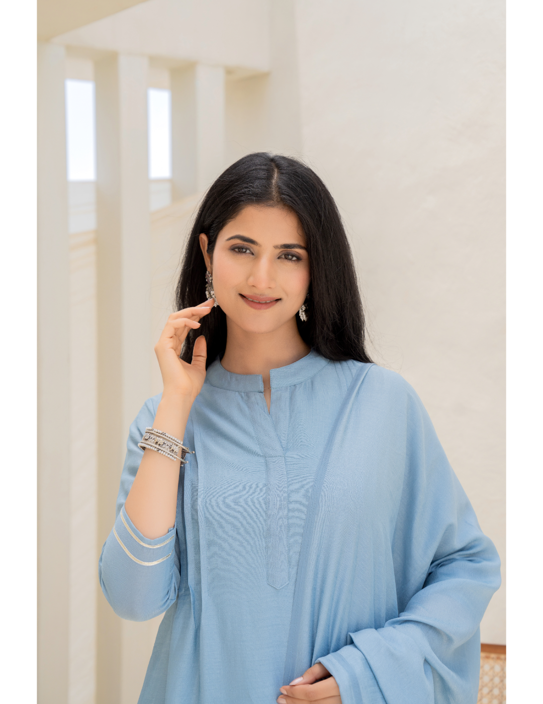 Powder Blue Suit Set