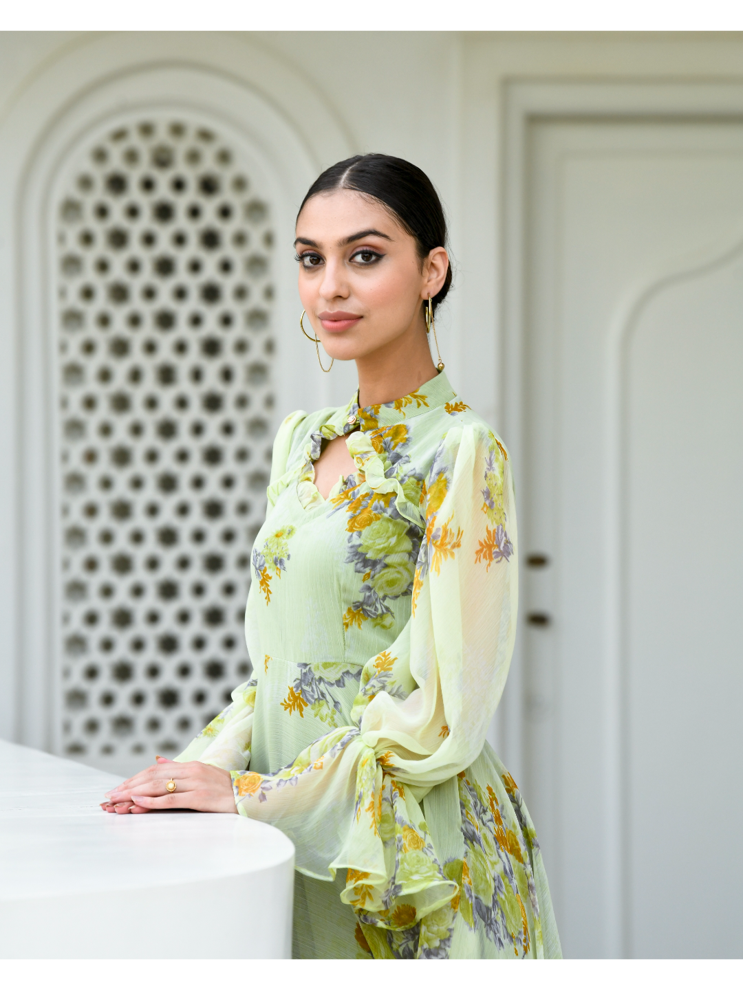 Olive Dress Suti-Kapda