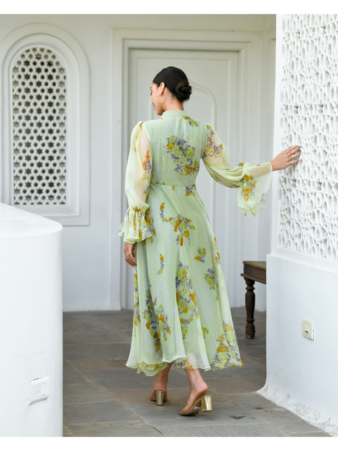 Olive Dress Suti-Kapda