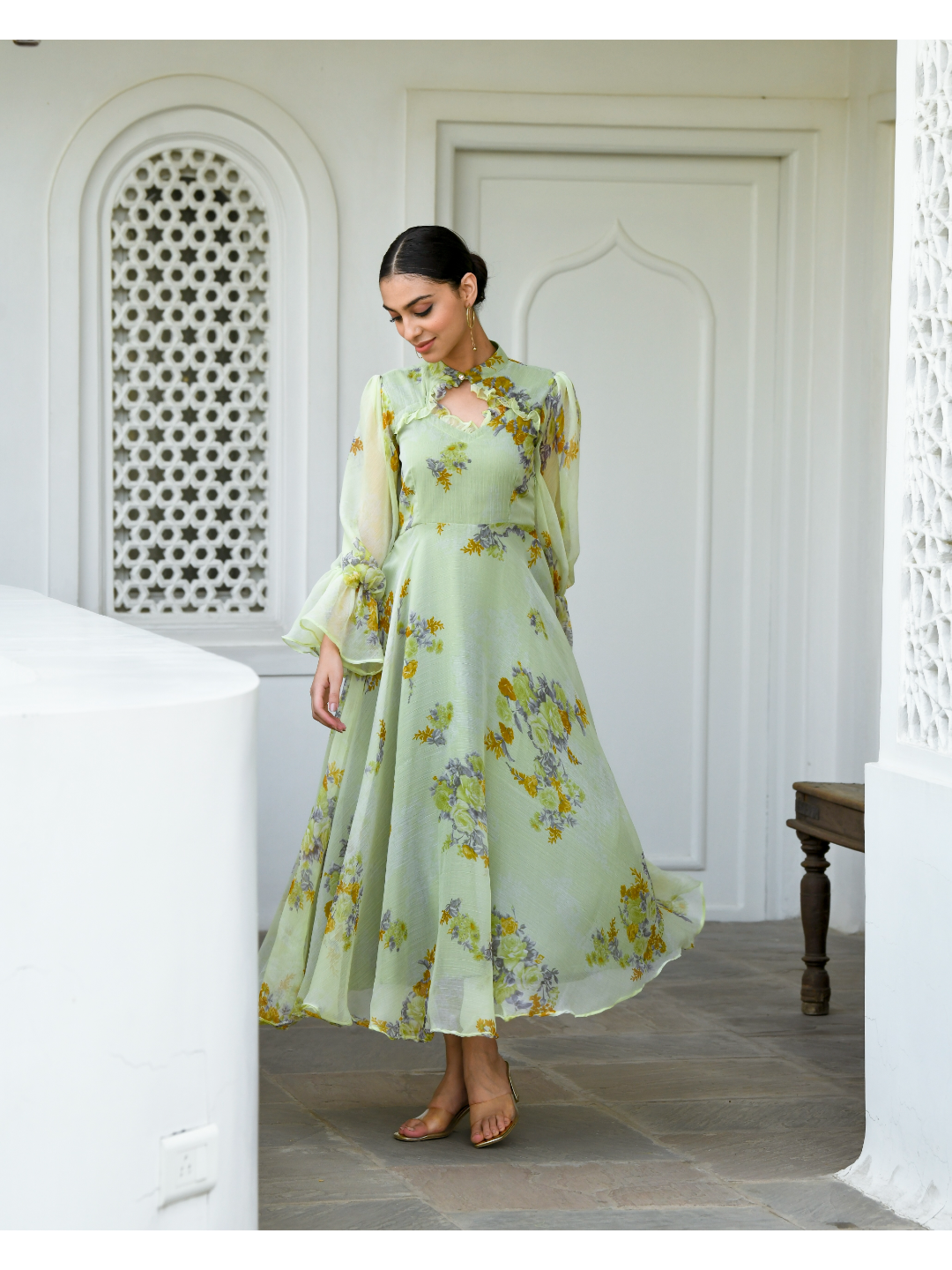 Olive Dress Suti-Kapda