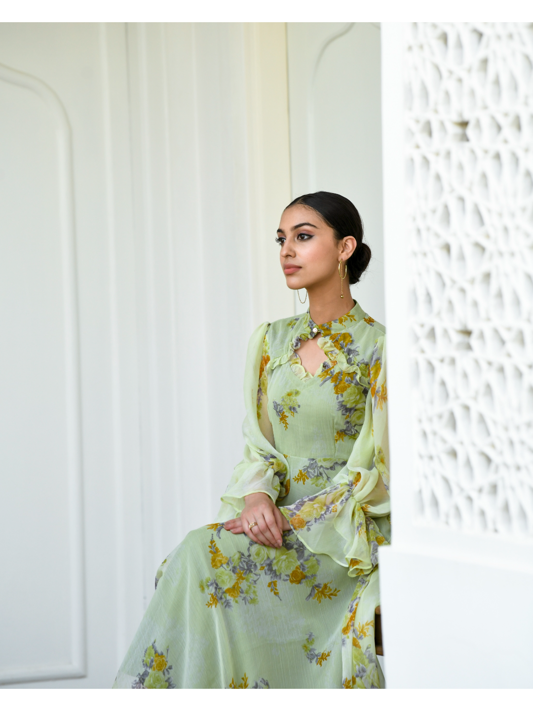 Olive Dress Suti-Kapda