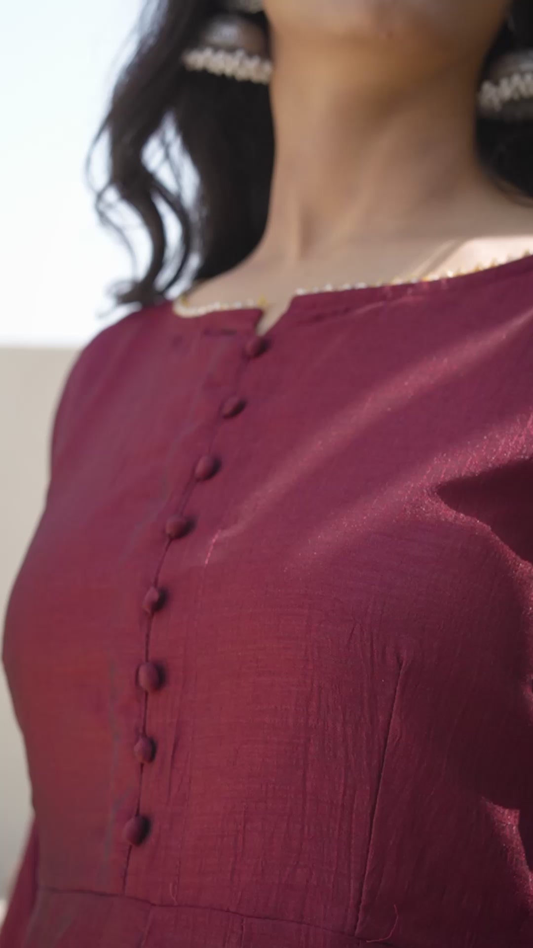 Maroon & Lilac Designer Set